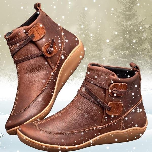 R&B | und Warme Damenstiefel Aus Leder