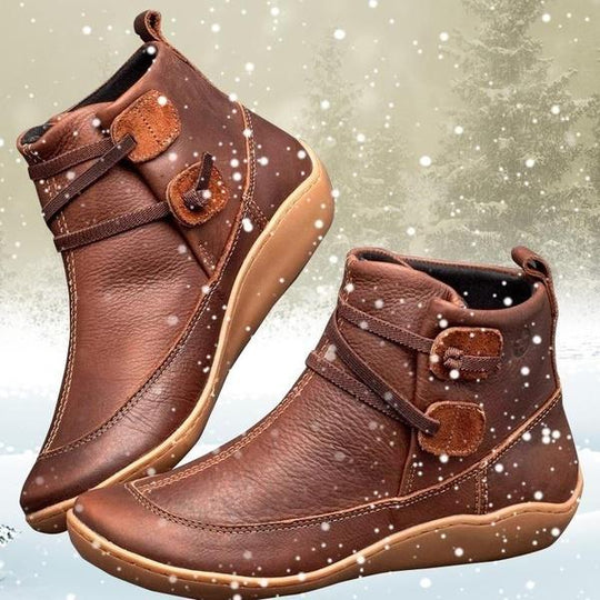 R&B | und Warme Damenstiefel Aus Leder