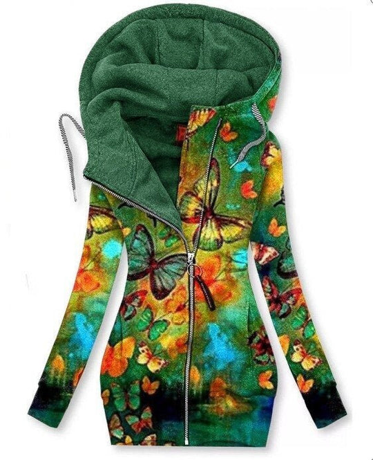 R&B | Gedruckter Kapuzenpullover