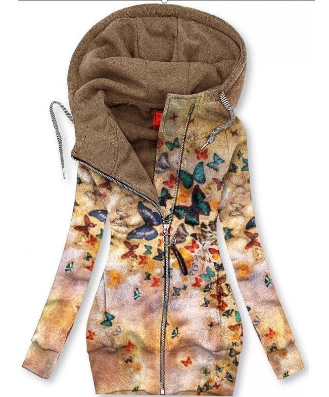 R&B | Gedruckter Kapuzenpullover