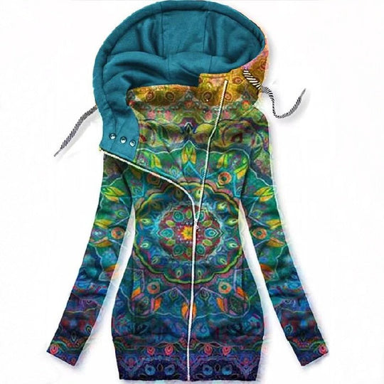 R&B | Gedruckter Kapuzenpullover