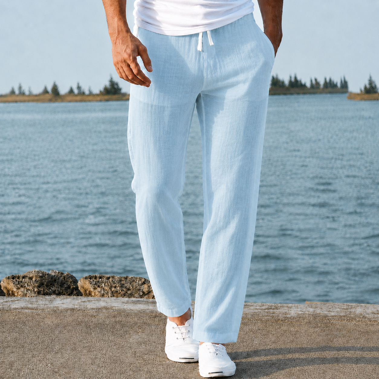 R&B | Leichte Herrenhose Lässig, Bequem & Atmungsaktiv