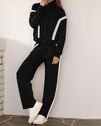 R&B | Satz mit Sporty Lässig Stil Merkmalen Von Jacke und Hosen