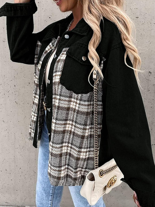 R&B | Vintage-Flanelljacke für Frauen