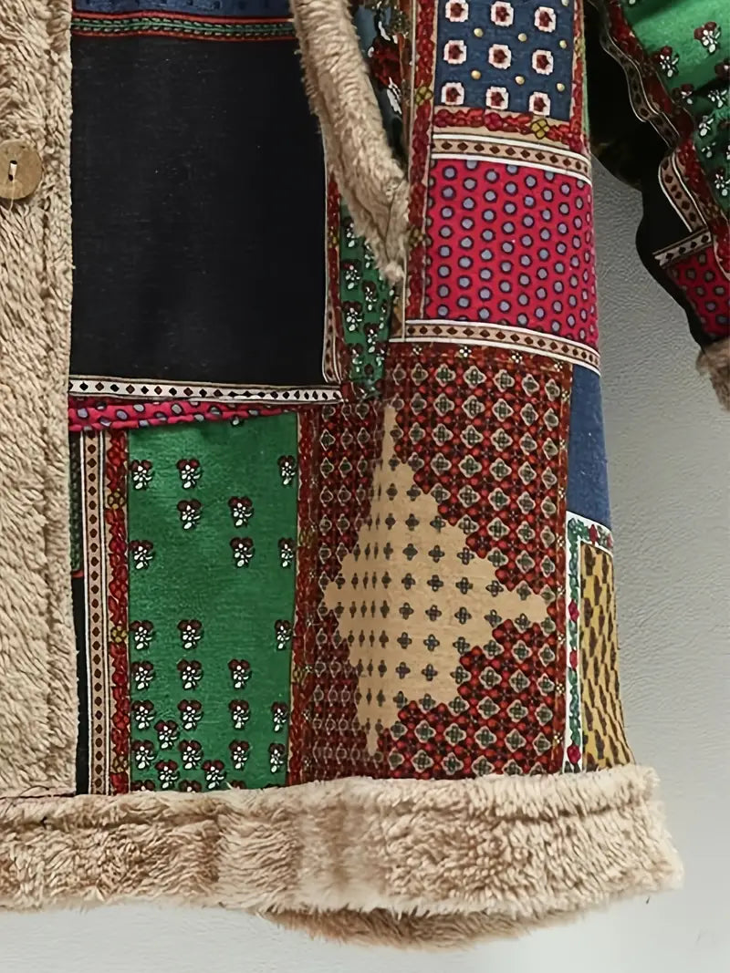 R&B | Retro Patchwork Winterjacke