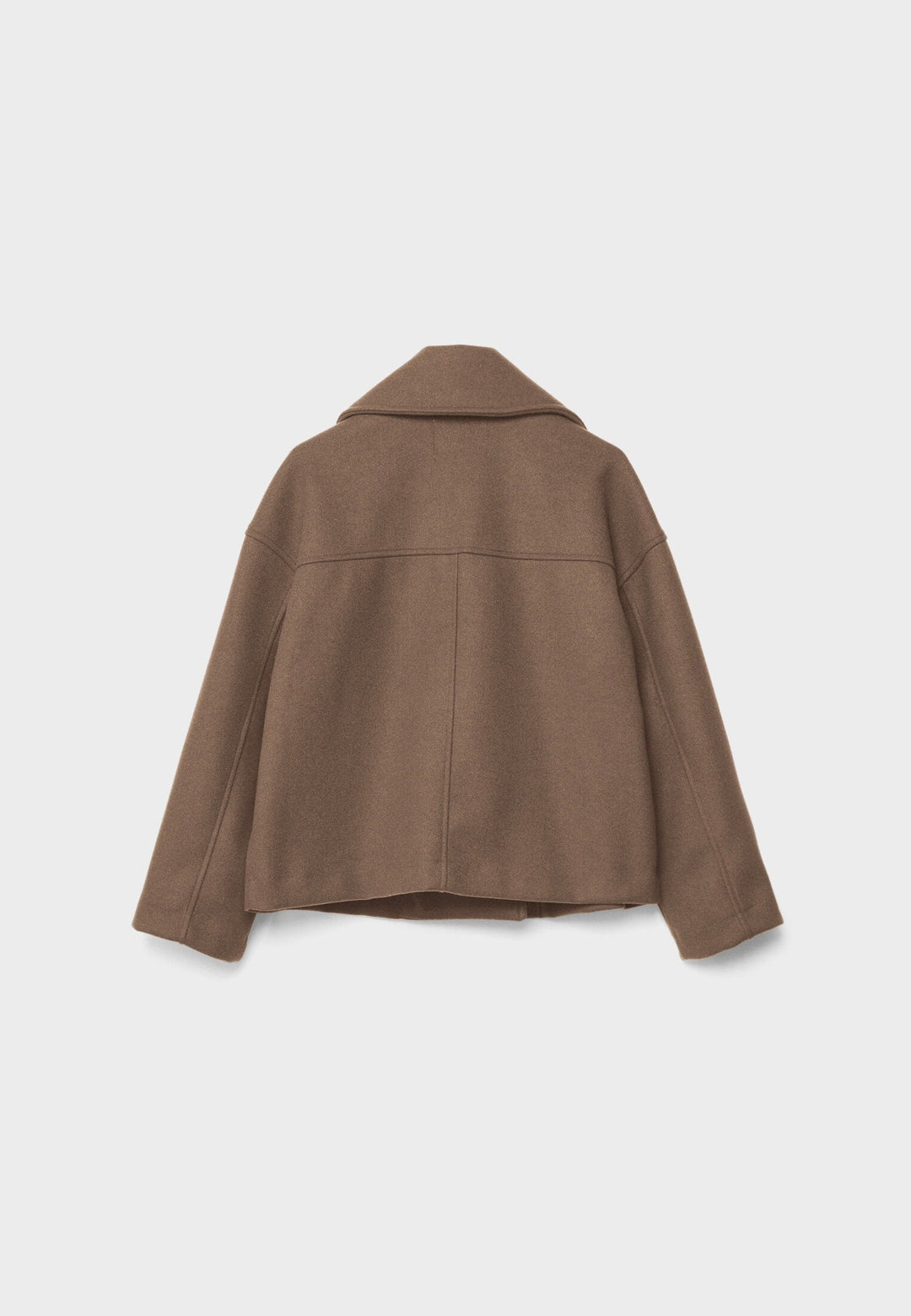 R&B | Damen Kurzer Mantel Oversize Herbst Übergang