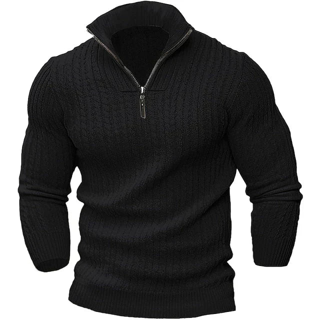 R&B | Trendiger Pullover mit Reißverschluss für Männer