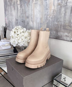R&B | Beige Kurze Stiefel