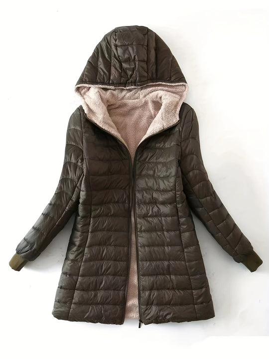 R&B | Fleecegefütterte Damenjacke mit Reißverschluss