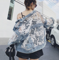 R&B | Blumen Denim-Jacke