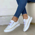 Damen-Sneaker mit schickem Goldakzent