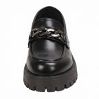 Damen Chunky Loafers mit Ketten-Applikation und robustem Profil R&B