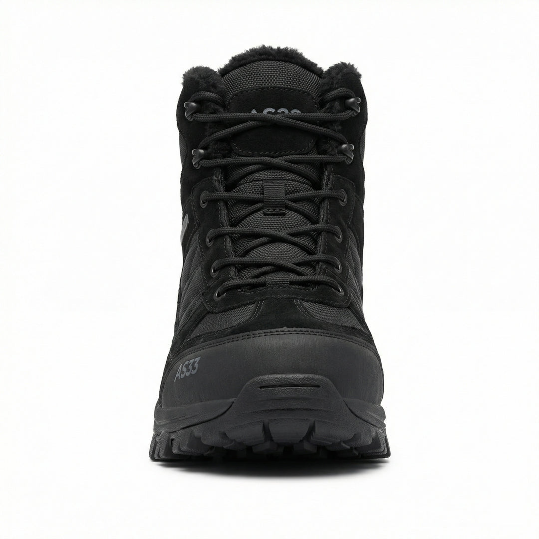 Herren wetterfeste Winterstiefel mit isolierender Fütterung und rutschfester Sohle R&B