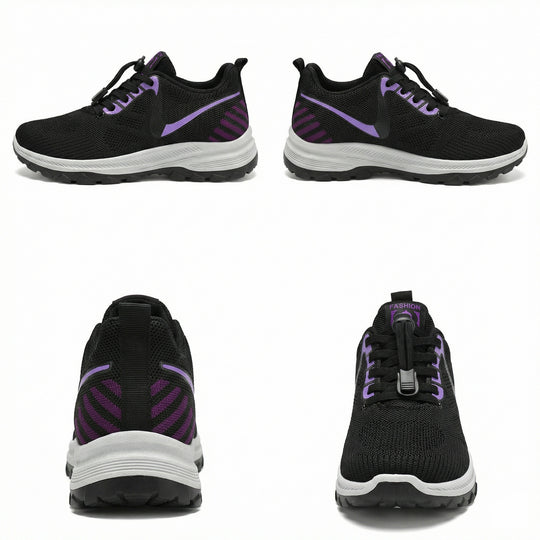 Damen Sportliche Laufschuhe mit atmungsaktivem Obermaterial und komfortabler Dämpfung R&B