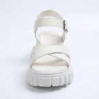 R&B | Einfarbige Freizeitsandalen