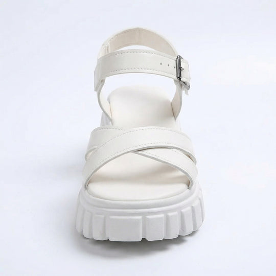R&B | Einfarbige Freizeitsandalen