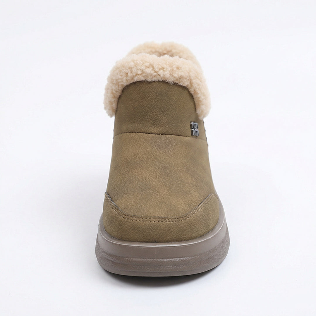 Damen Lammfell gefütterte Winterstiefel R&B