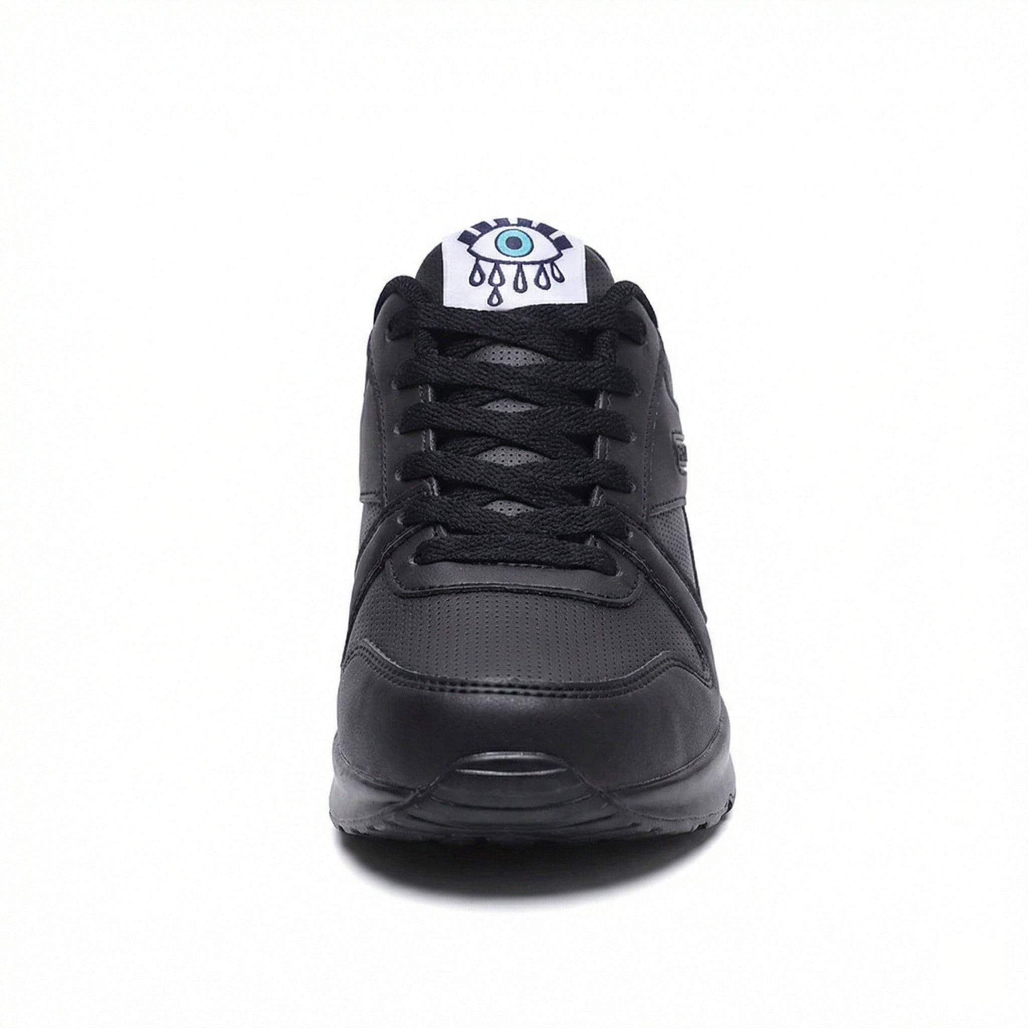 R&B | Pu Orthopädische Damen Sneaker mit Schwarzem Augenprint