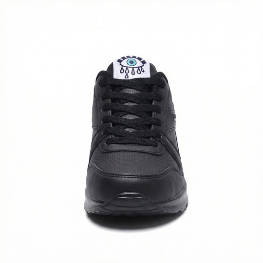 R&B | Pu Orthopädische Damen Sneaker mit Schwarzem Augenprint