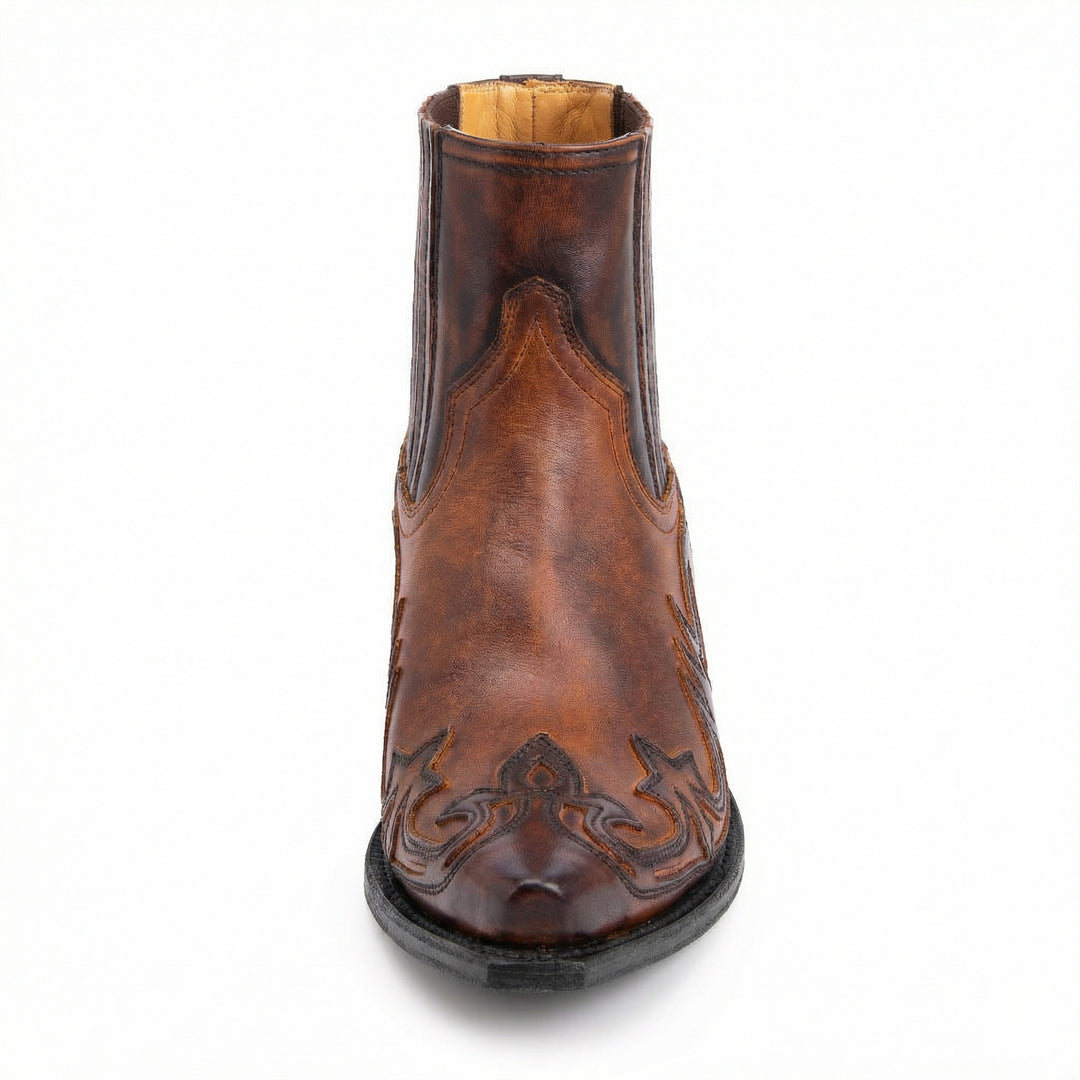 Robuste Leder-Cowboystiefel für Damen R&B