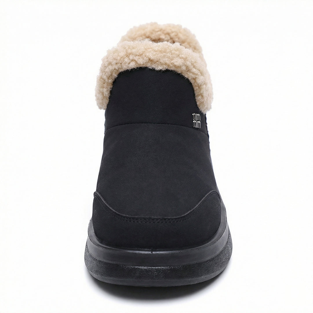 Damen Lammfell gefütterte Winterstiefel R&B