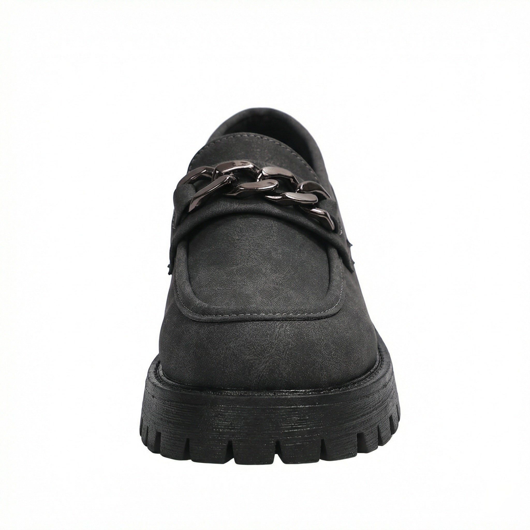 Damen Chunky Loafers mit Ketten-Applikation und robustem Profil R&B