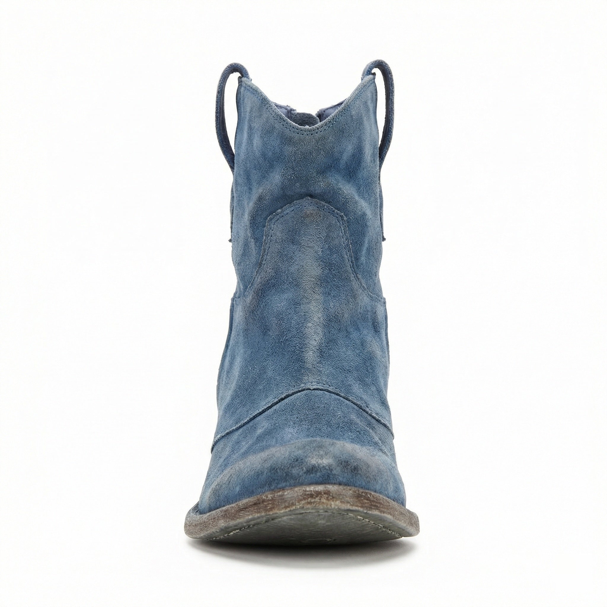 Kurze Cowboy-Stiefel | Western | Wildleder | Knöchel-Stiefel | Damenstiefel R&B