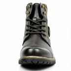 Motorradstiefel aus echtem Leder R&B