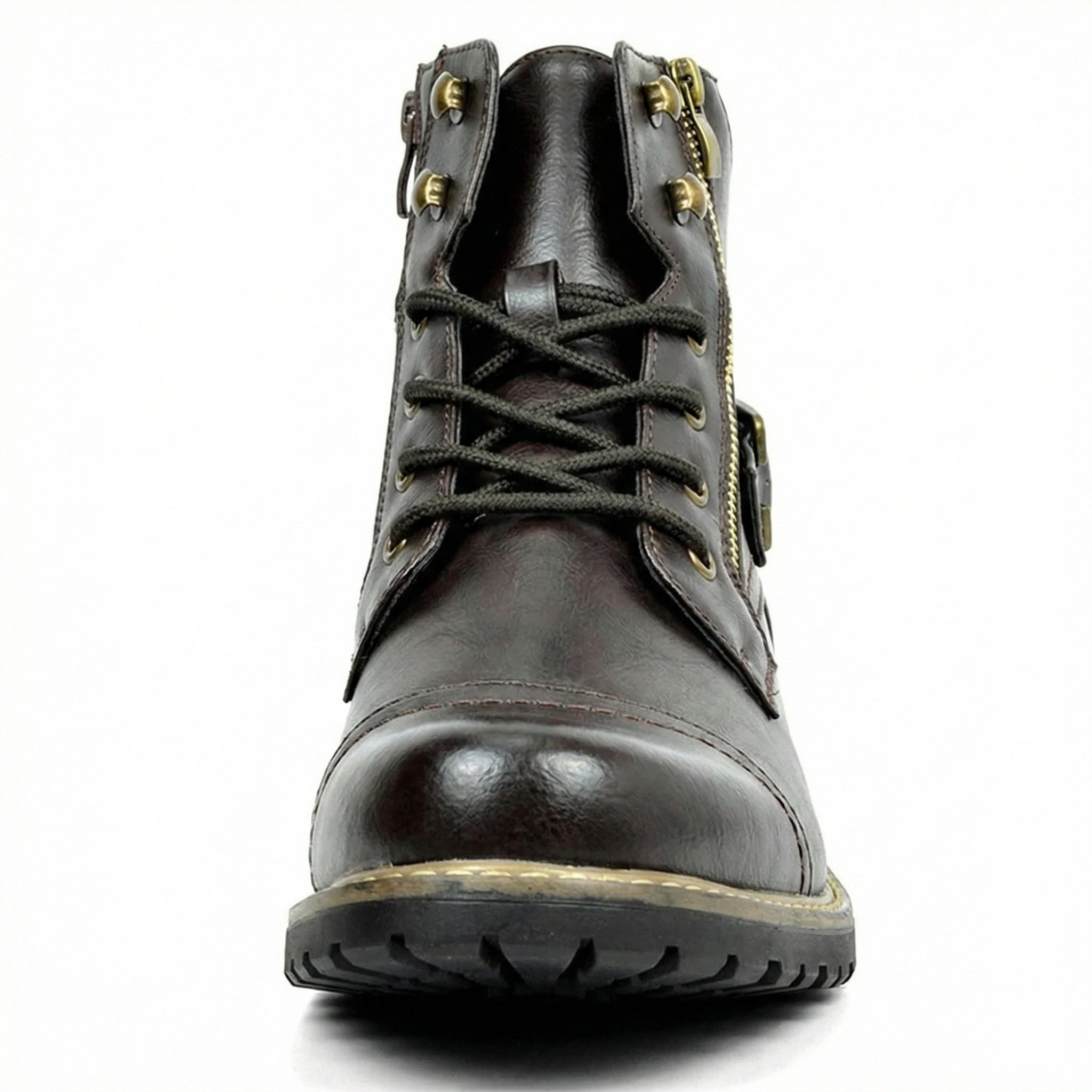 Motorradstiefel aus echtem Leder R&B