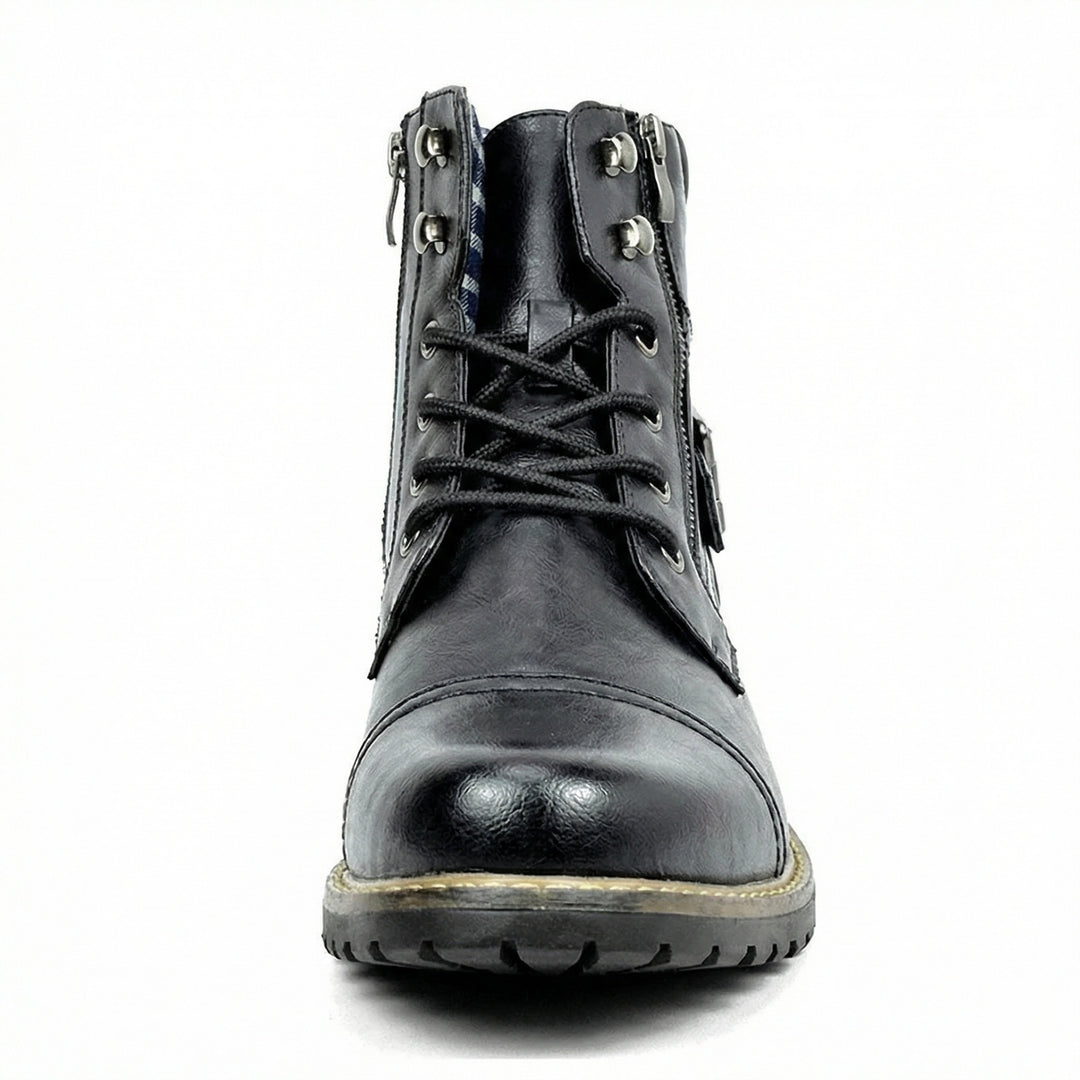 Motorradstiefel aus echtem Leder R&B