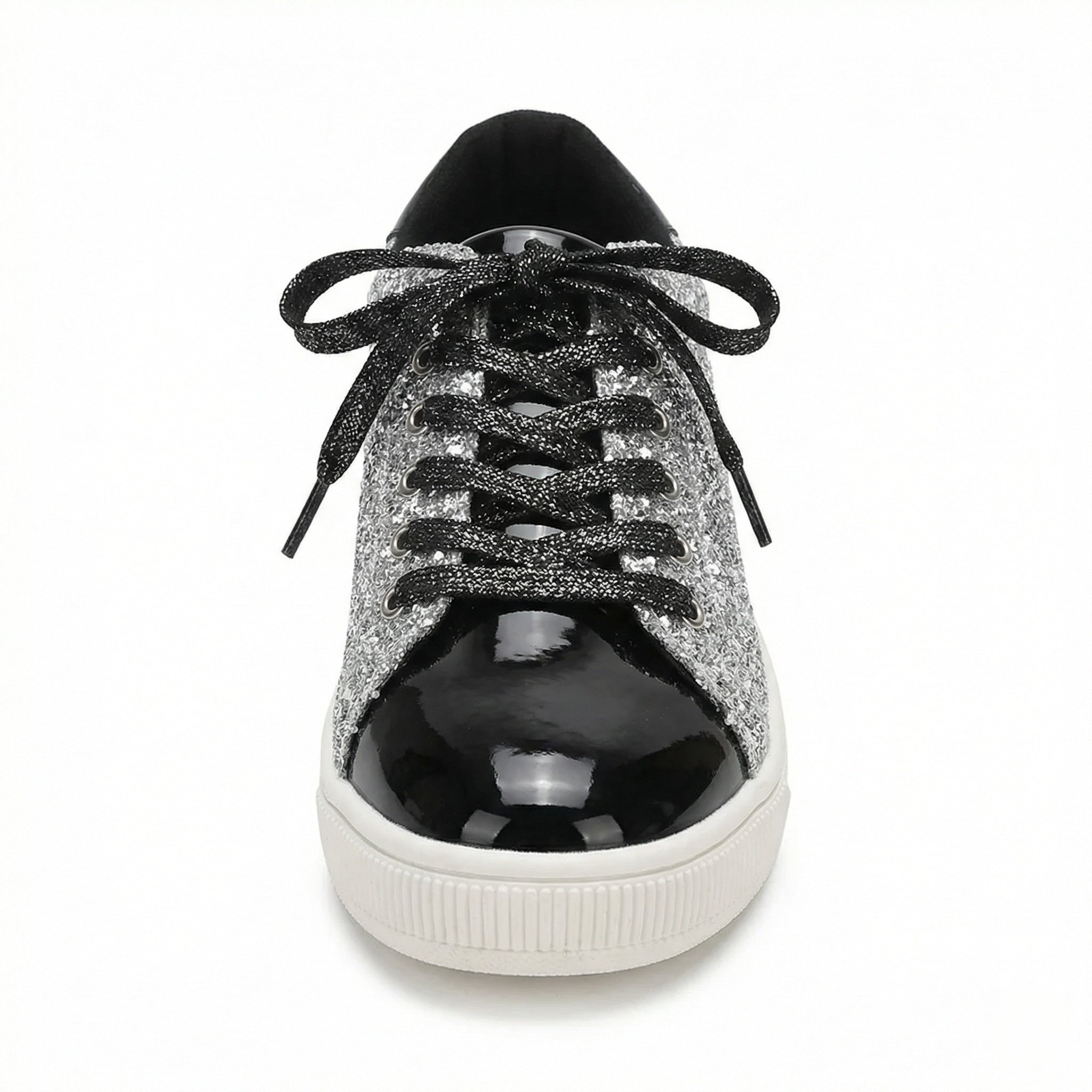 luxuriöser lässiger Glitzer-Damenschuh