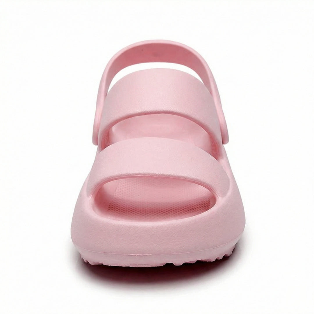 R&B | Orthopädische Sandalen Comfort Plus Pantoletten mit Doppelriemen Gepolsterte, Lässige Slip-On-Sandalen