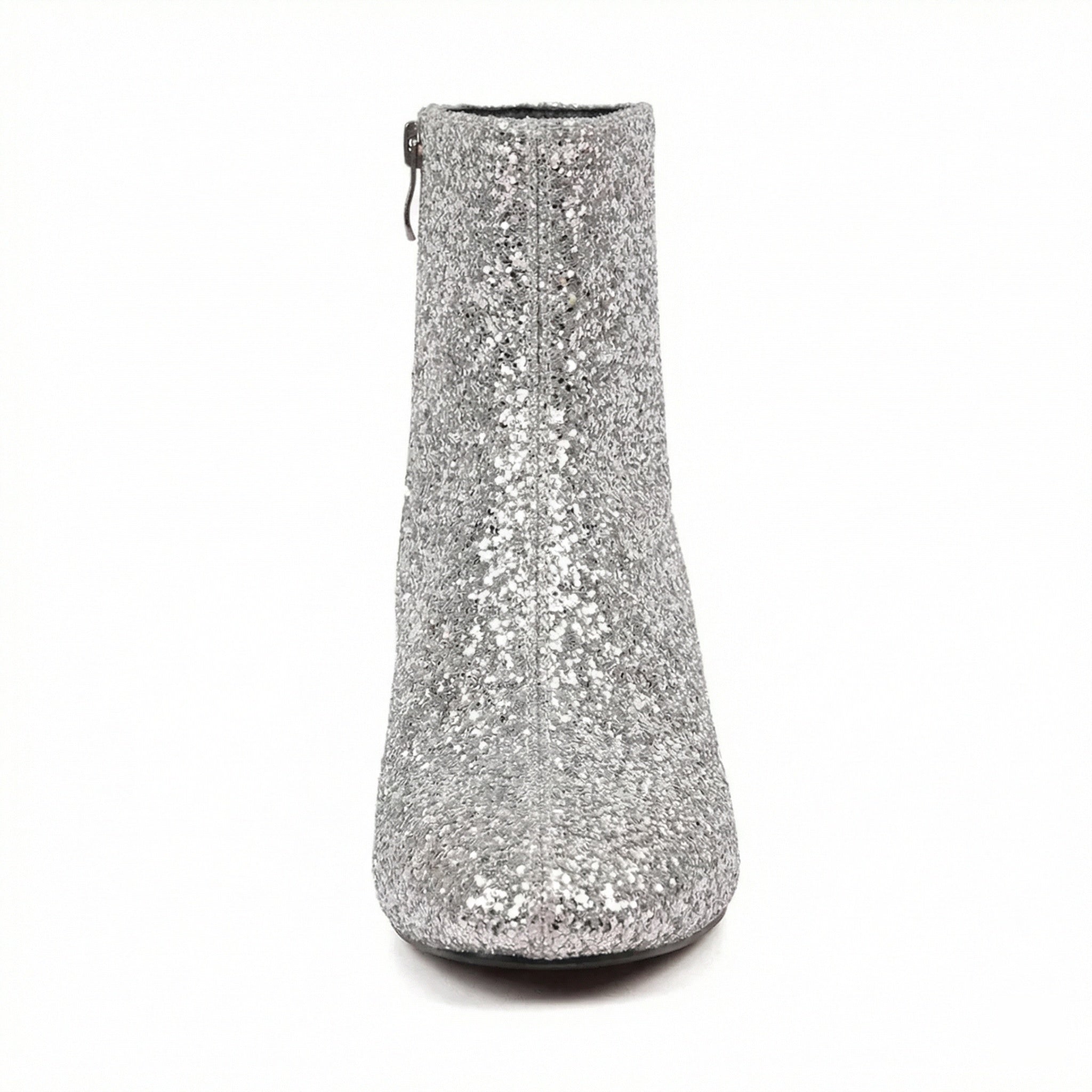 R&B | Glitzernde Ankle Boots Mit Blockabsatz