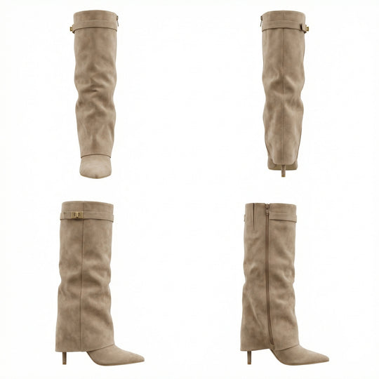 Wildlederstiefel Für Damen R&B