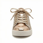 luxuriöser lässiger Glitzer-Damenschuh