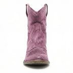 Kurze Cowboy-Stiefel | Western | Wildleder | Knöchel-Stiefel | Damenstiefel R&B