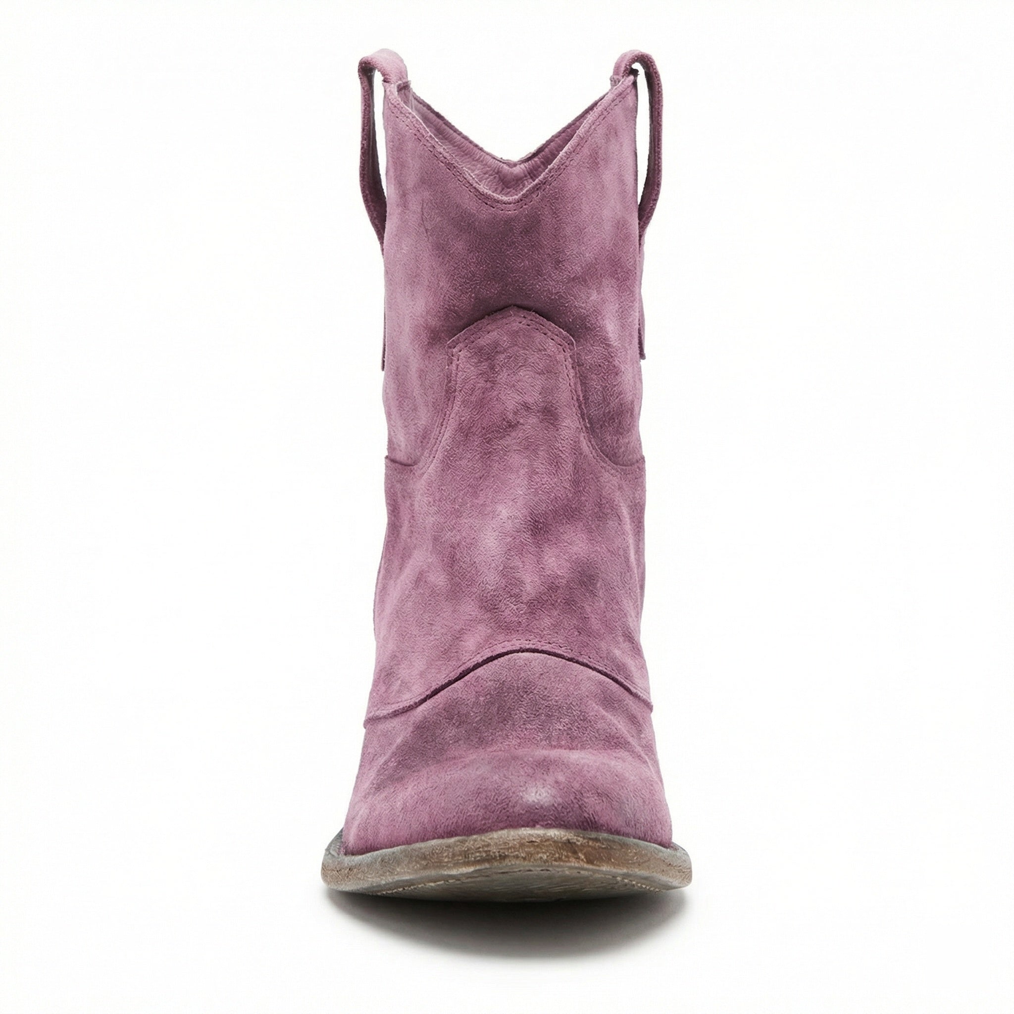 Kurze Cowboy-Stiefel | Western | Wildleder | Knöchel-Stiefel | Damenstiefel R&B