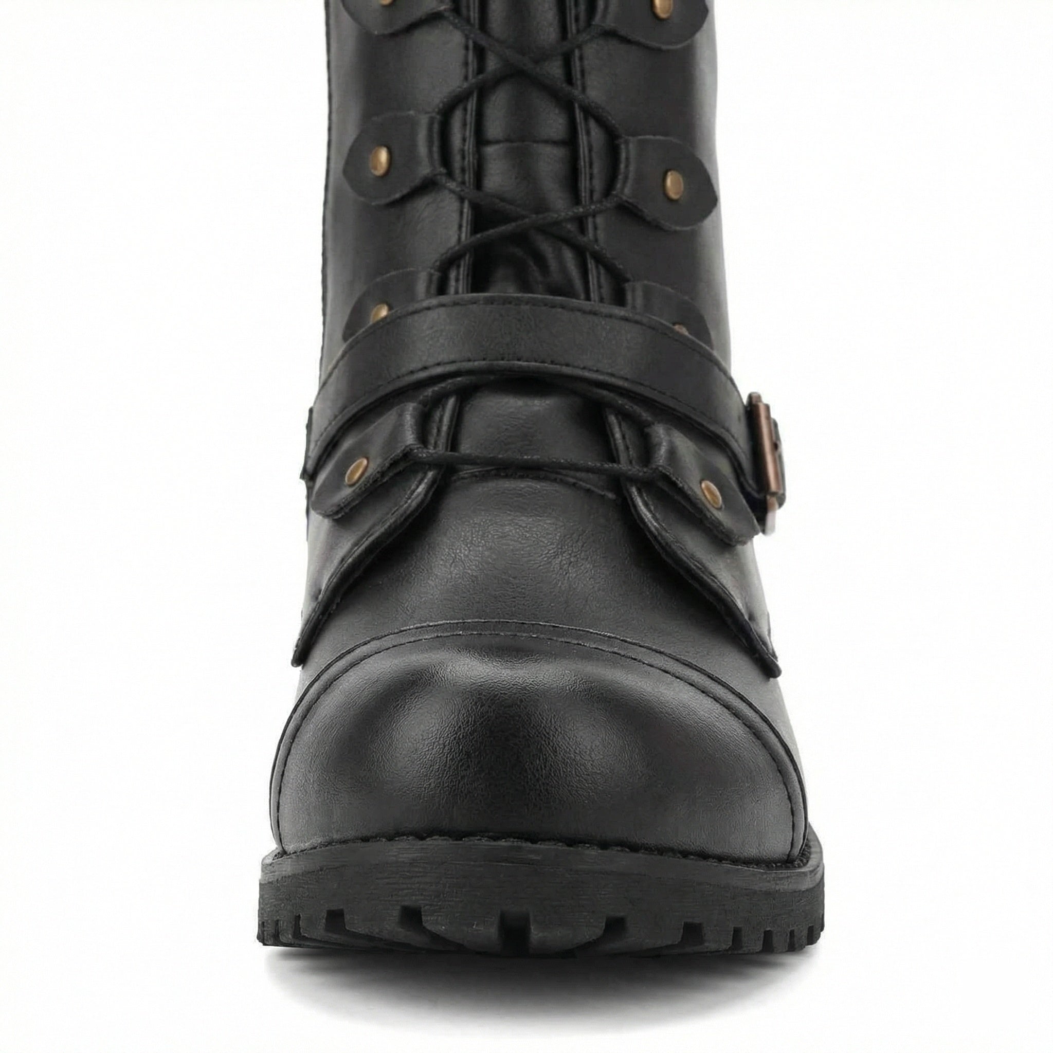 Steampunk-Inspirierte Damen Schnürstiefel R&B
