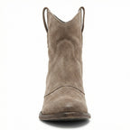 Kurze Cowboy-Stiefel | Western | Wildleder | Knöchel-Stiefel | Damenstiefel R&B