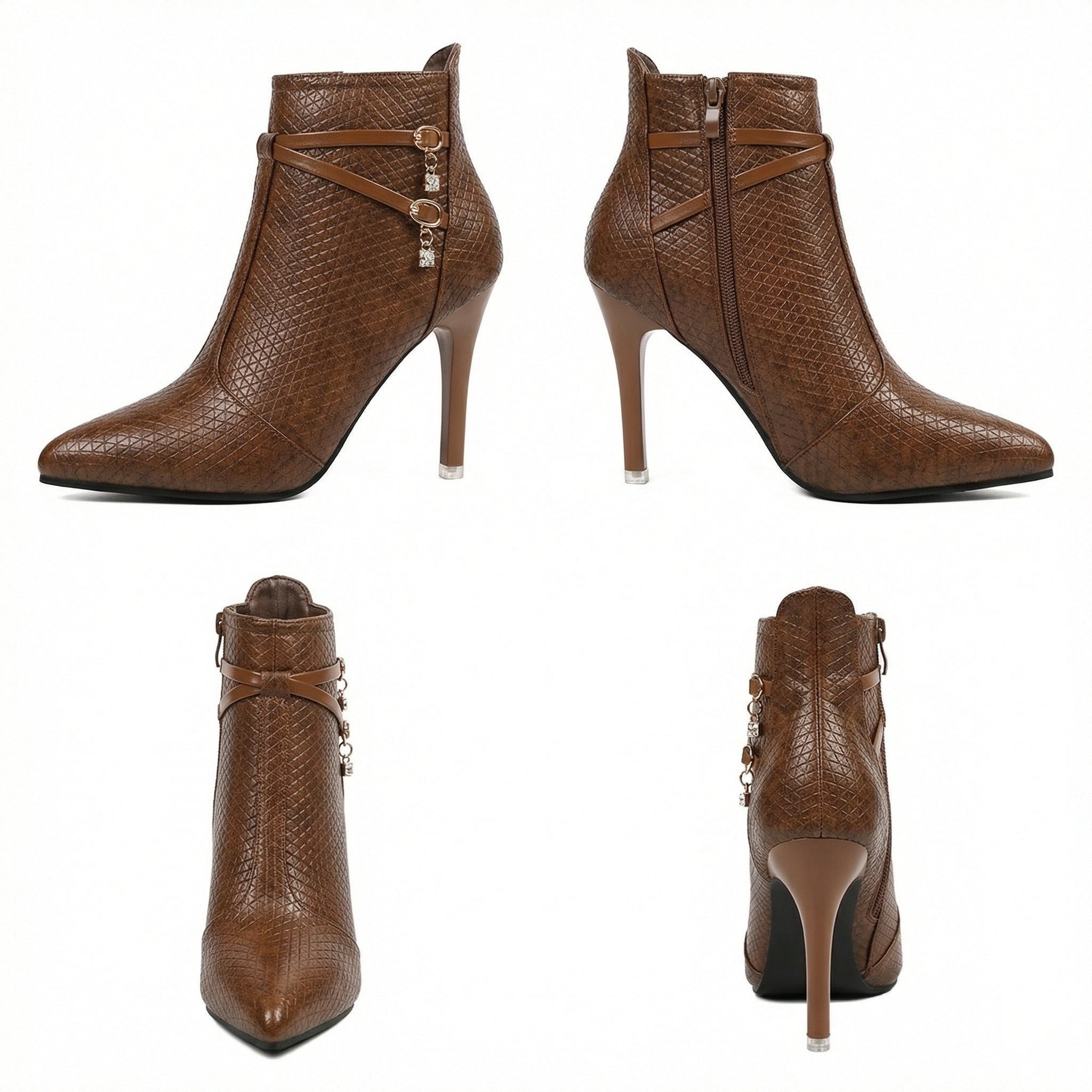 Modische Spitze Stiefeletten für Damen R&B