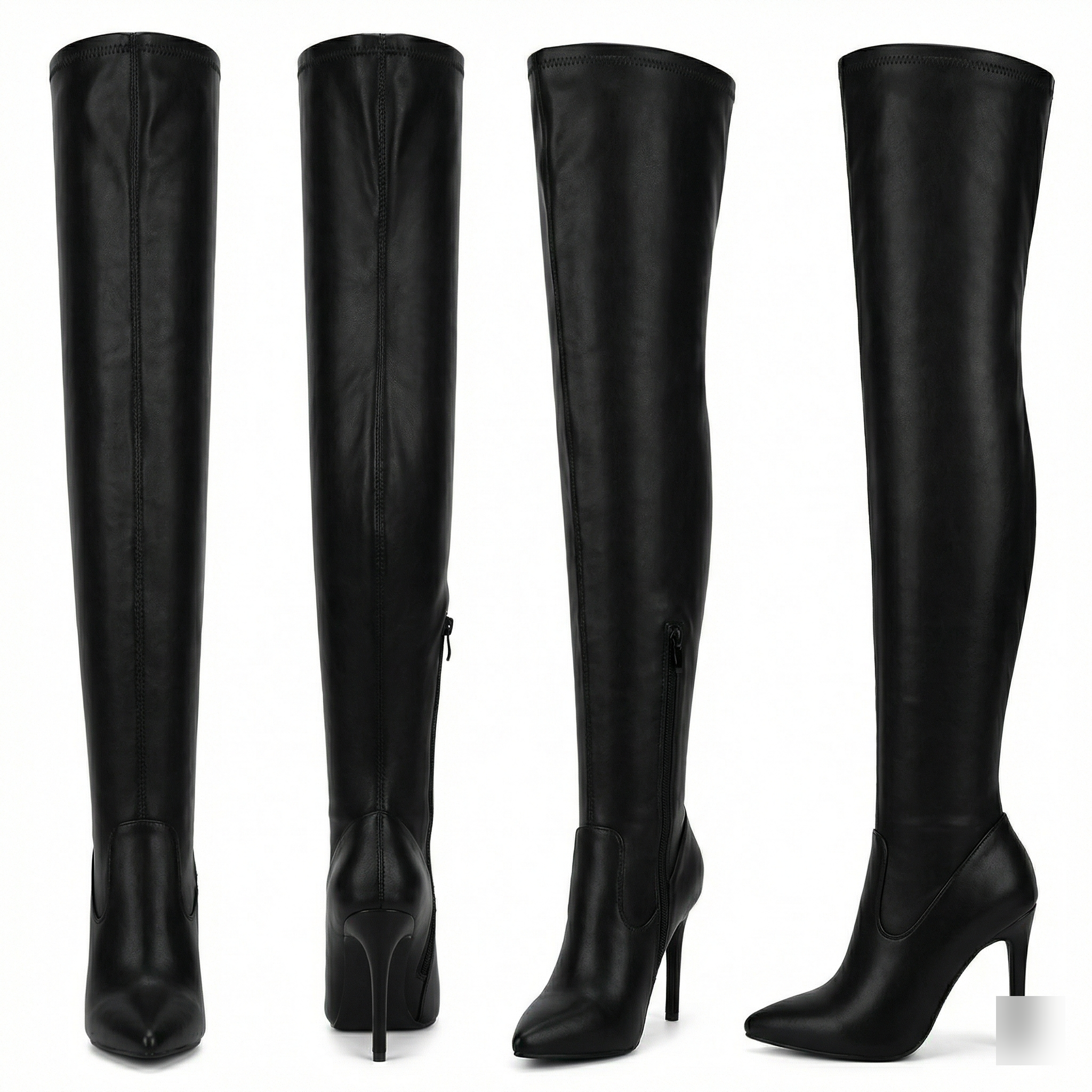 R&B | Flache Overknee-Stiefel aus für den Winter