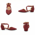 R&B | Modische Flache Sandalen mit Spitzer Spitze