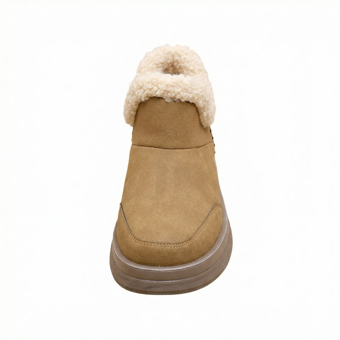 Damen Lammfell gefütterte Winterstiefel R&B