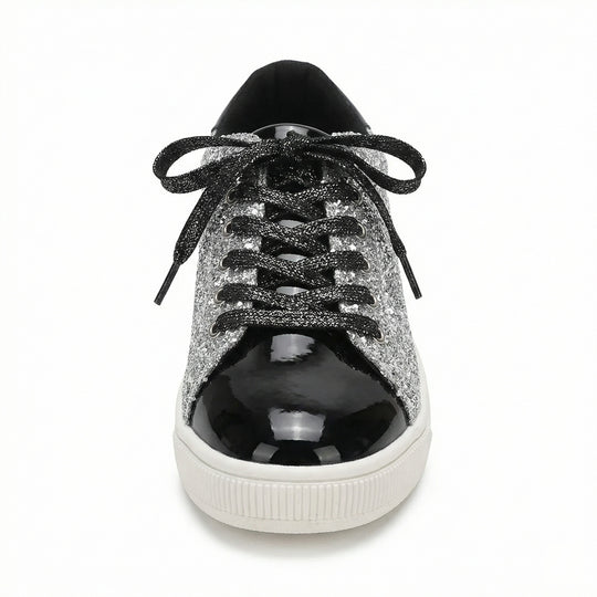 luxuriöser lässiger Glitzer-Damenschuh