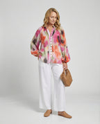 Damen Chiffon Blusentop Elegant
