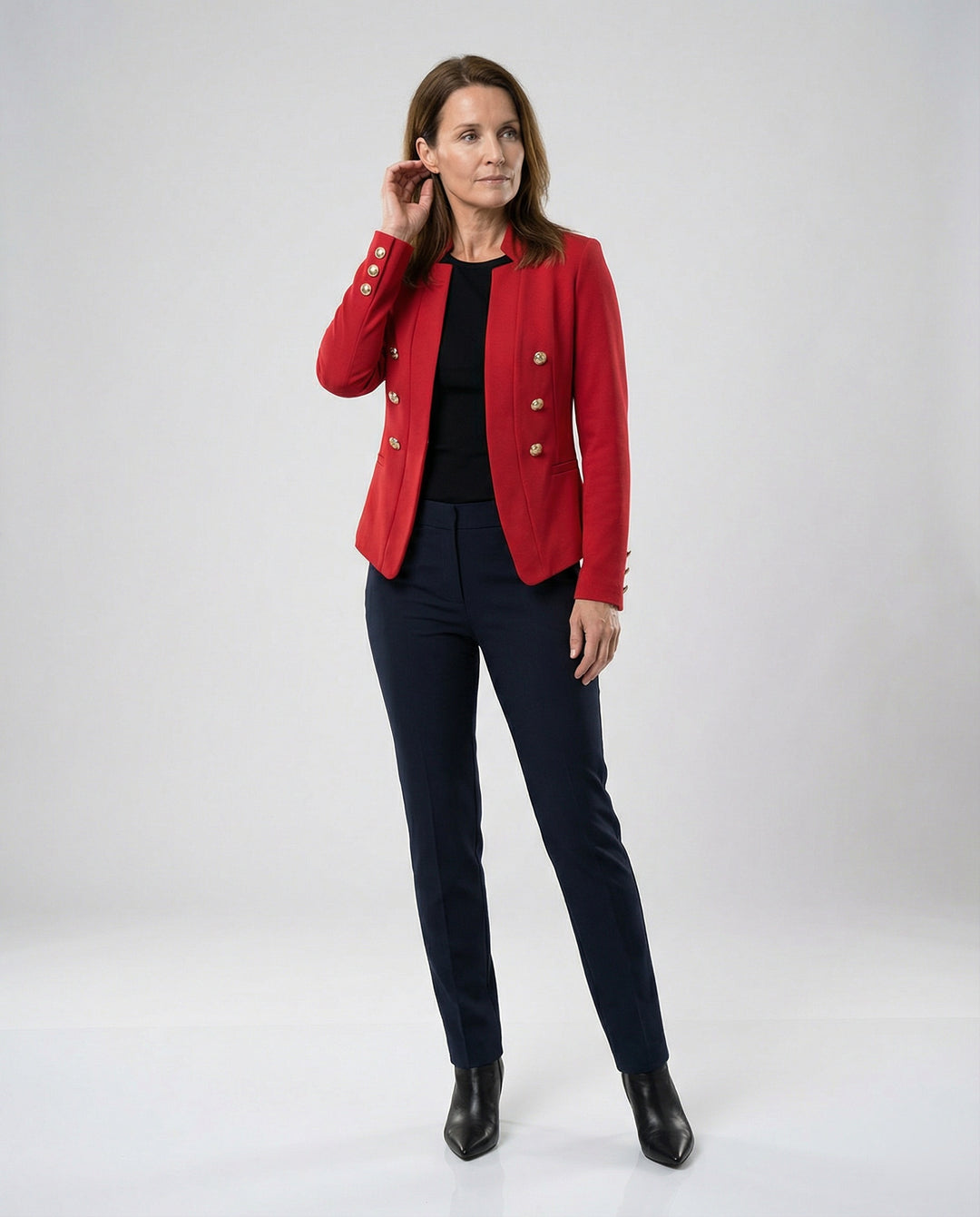 Damen Blazer asymmetrisch tailliert