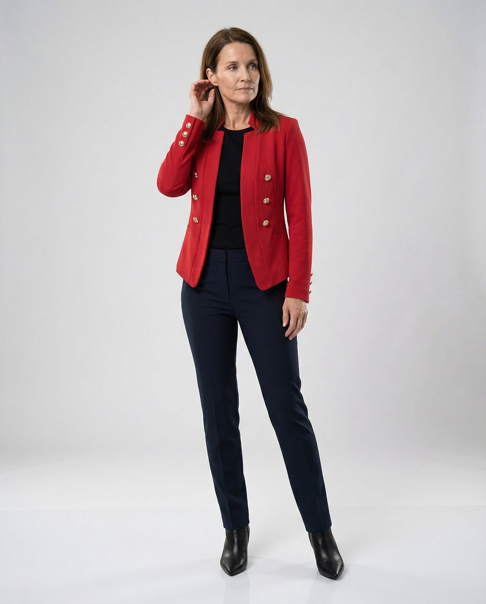 Damen Blazer asymmetrisch tailliert