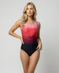 R&B | Damen Einteiliger Sport Badeanzug mit Schnelltrocknender Qualität
