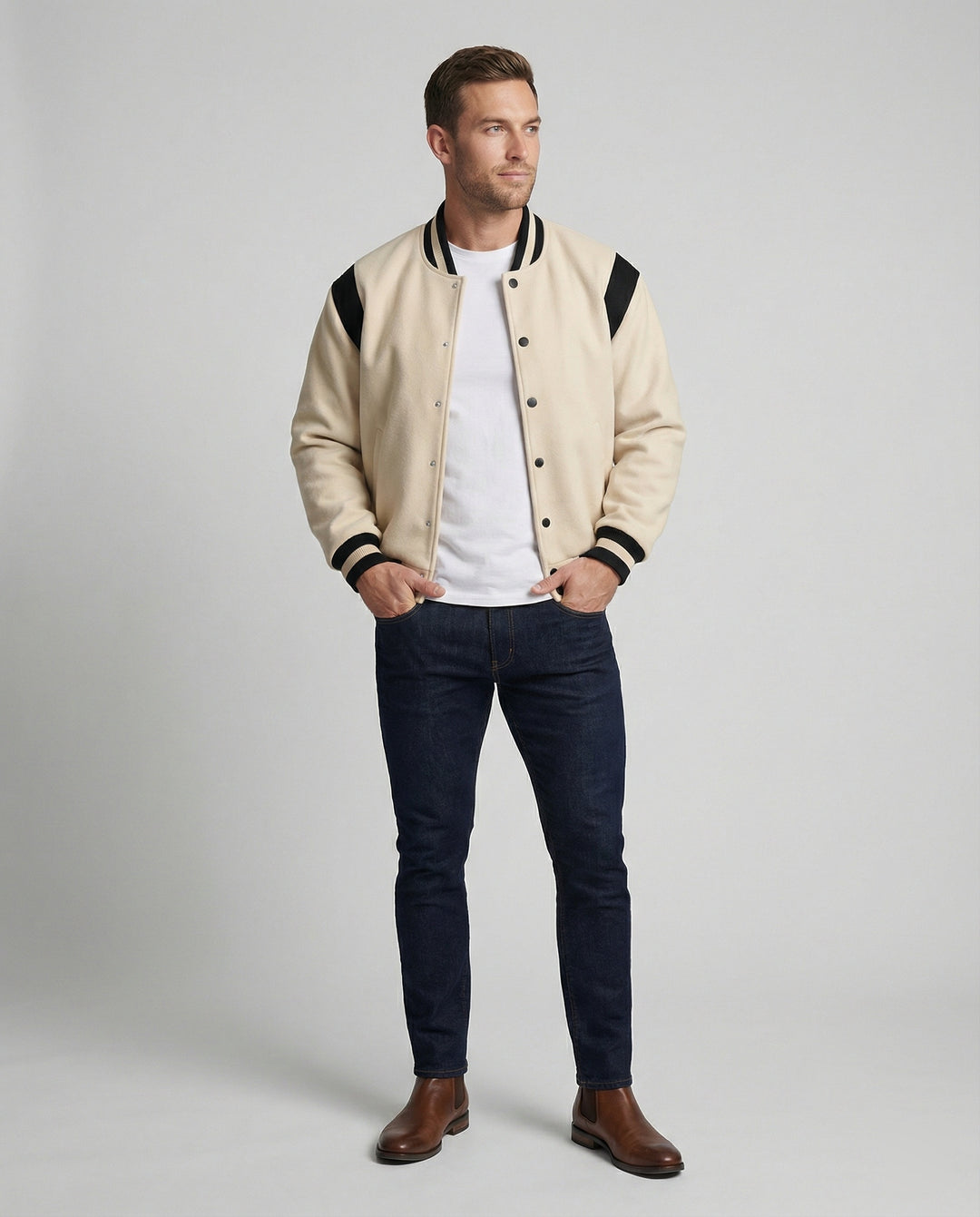 Herren stylische Sweatjacke im Sportlook R&B