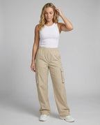 Damen Cargo-Hose mit elastischem Bund und praktischen Seitentaschen R&B